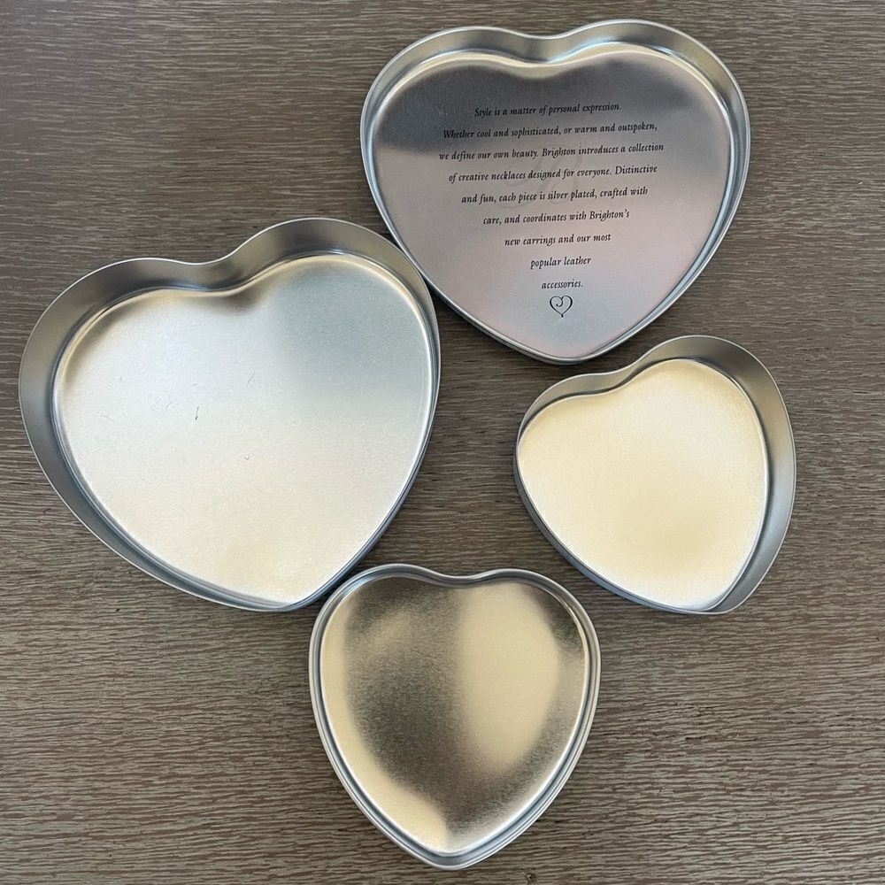 Brighton 2-pc Heart Jewelry Storage Tins Set - Picture 3 of 6